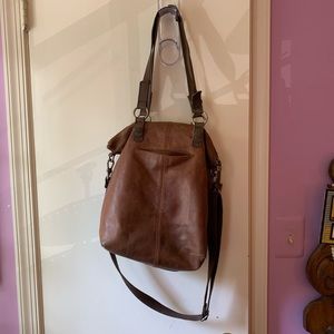 The Sak large leather brown purse